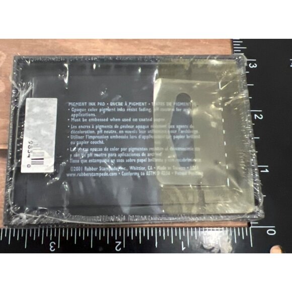 Rubber Stampede Crystal Gold Pigment Ink Pad - Archival Quality Stamping Pad - Picture 3 of 3